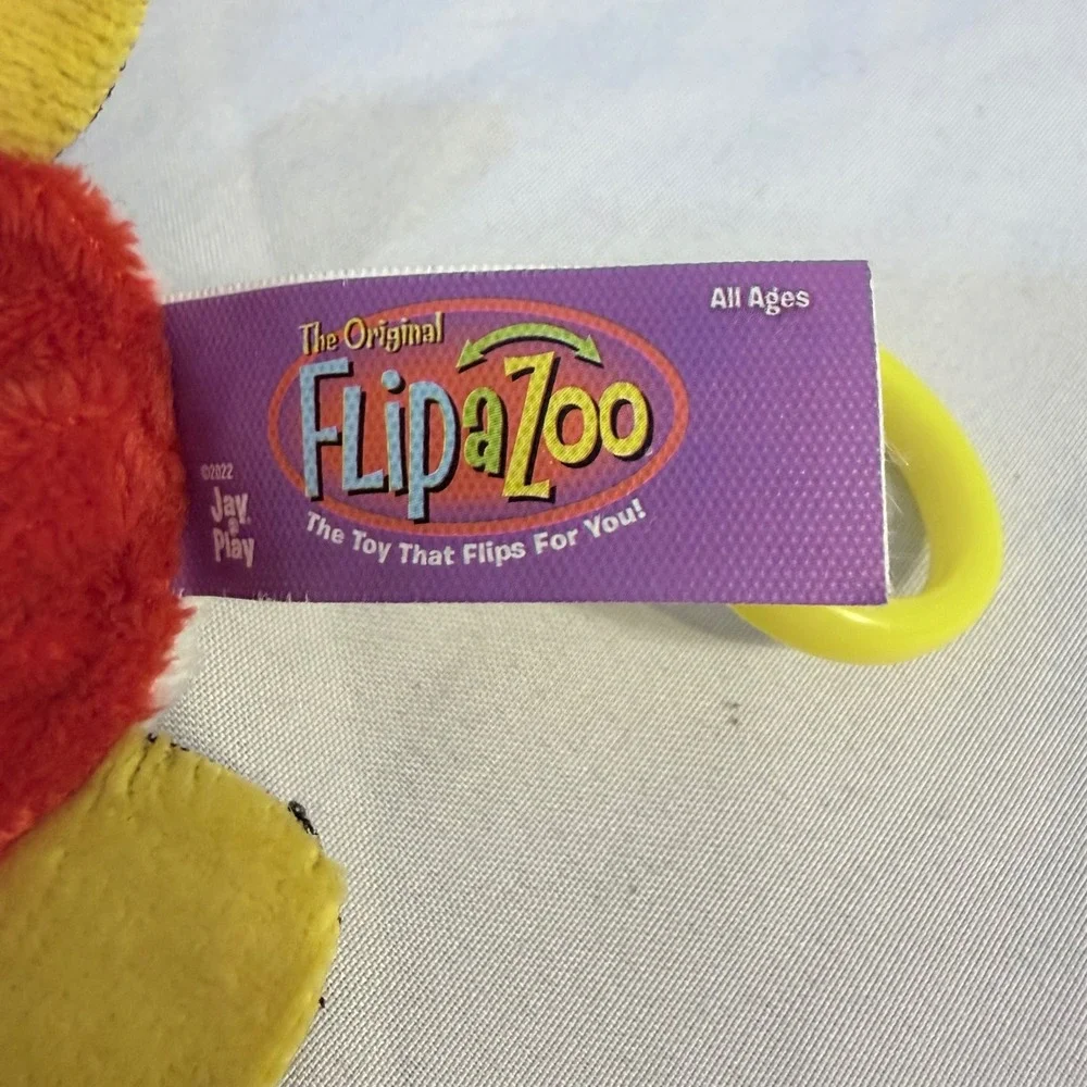 Flipazoo Reversible Plush Panda Dragon Clip Jay@Play Mini Stuffed Animal‎ Toy